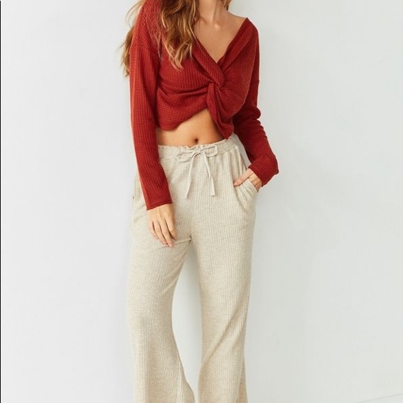 OUT FROM UNDER COZY CULOTTE PANTS URBAN OUTFITTERS Large - Picture 2 of 4
